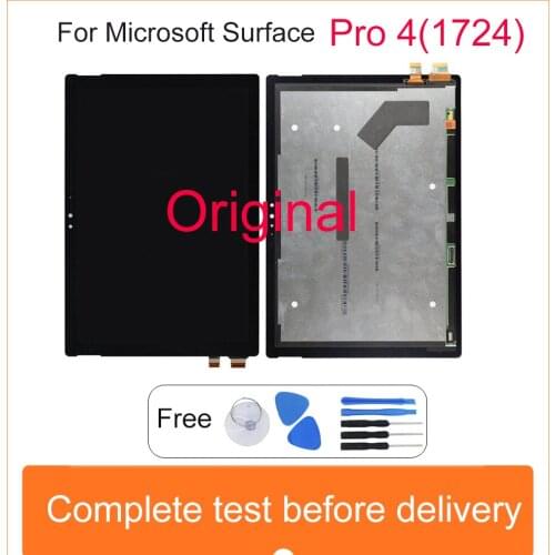 Original Lcd For Microsoft Surface Pro 4 1724 LCD Display Touch Screen Digitizer Assembly 12.3'' For Microsoft Pro 4 LCD