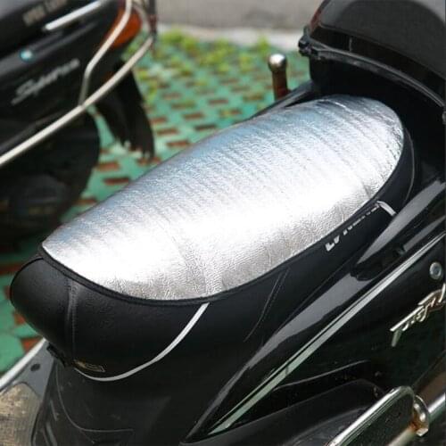 Motorcycle Waterproof Reflective Aluminum Foil Film Heat Insulation Pad Seat Cover Sunscreen Pad Electric Car Seat Cushion