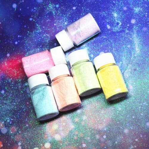 1 Pc Shiny Candy Color Resin Fillers Pigment Mica Powder Glitters Sequains Fine Arts Crafts DIY Accessories Jewelry Making