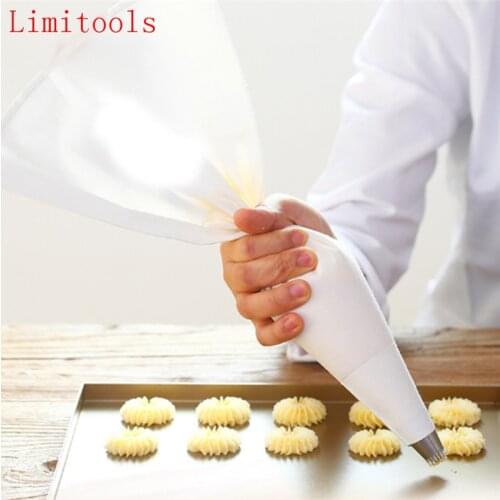 3 Size 100% Cotton Cream Pastry Icing Bag Baking Cooking Cake Tools Piping Bag Kitchen Accessories Eco-Friendly
