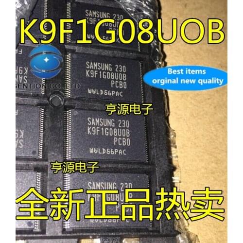 5PCS K9F1G08UOB-PCBO K9F1G08U0B-PCB0 K9F1G08UOB flash chips in stock 100% new and original