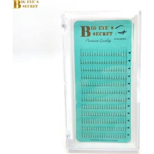 Big Eyes Secret 2D volume eyelash make up eyelash extensions hand-made premium eyelash premade fan eyelash free shipping