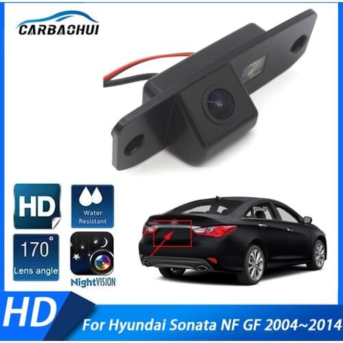 CCD Car Rear view reverse Waterproof Camera For Hyundai Sonata NF GF 2004 2005 2006 2007 2008 2009 2010 2011 2012 2013 2014