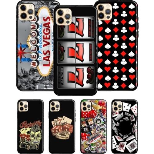 Las Vegas Casino Poker Case For iPhone SE 2020 X XR XS Max 8 7 Plus 12 Pro Max Case For iPhone 11 Pro Max 12 mini