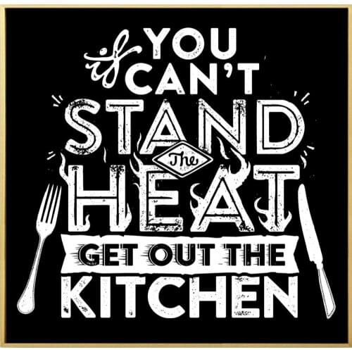 Black and White Kitchen Quote On Sale Poster Wall Painting Living Room Abstract Canvas Art Pictures For Home Decor No Frame