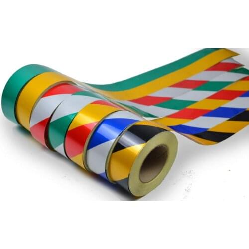 45meters, Width 5cm Low reflective traffic warning color adhesive tape, safety equipment warning tape with glue