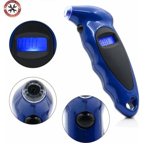 Tire pressure gauge 0-150 PSI Backlight High-precision digital tire pressure monitoring car tire pressure gauge
