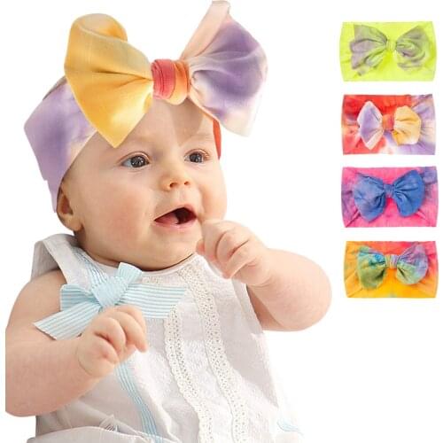Baby Material Baby Hat Accessories with Bow Knot Infant Beanie Solid Big Bowknot Cap for Girls Kid Hats