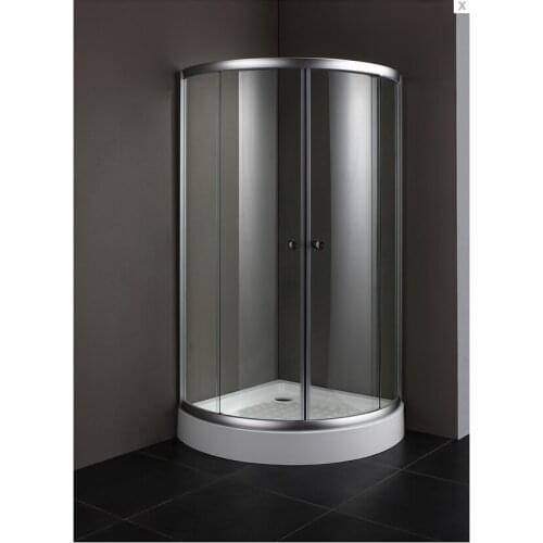 2016 hot sales wholesale and retail 6mm clear tempered glass shower screens with acrylic basin shower enclosure AD900S