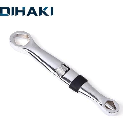 Combination Wrench Universal Spanner 7-19mm Adjustable Nut Key CR-V Steel Slilver Multitool Hand Tool Repair Tools