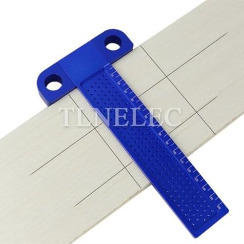 5-162mm Carpentry Scribe Ruler Aluminum Alloy T-shaped Ruler Carpentry Scribe Ruler T-160 Scriber