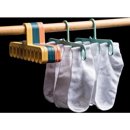 Multifunction Hangers for Clothes Drying Rack Sock Underwear Rack Drying Hanger Closet Wardrobe Organizer Bathroom Accessories