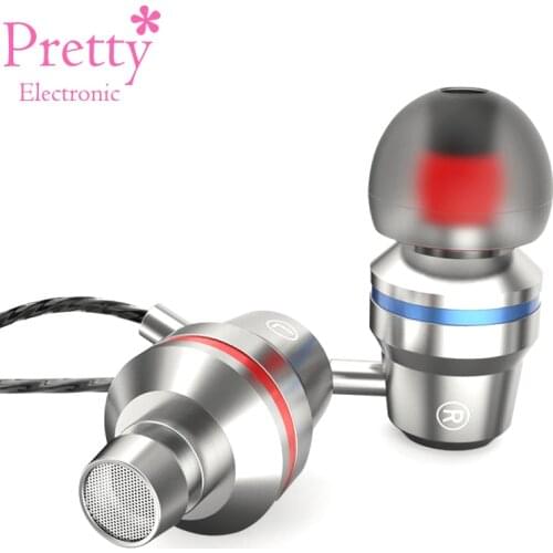 Earphones Metal Magnetic Stereo sports Bass Headset 3.5mm Earbuds Earphone With Microphone headphones for Smart Phone