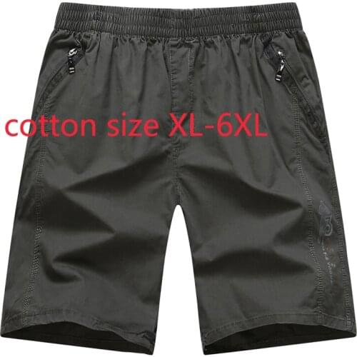 New Arrival Fashion Cotton Summer Loose Large High Waist Elastic Waist Casual Knee Length Shorts Plsu Size XL2XL 3XL 4XL 5XL 6XL