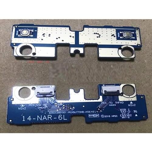 New Laptop Power Switch Button Board for HP 14s-dp0004au Dp0006 TPN-I135 Touchpad Button Board