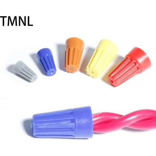 Crimp Twist Terminal Nut Spring Cap Insert Electrical Connection Screw Cap Kit pressing wiring Quick Wire Electrical Insulation