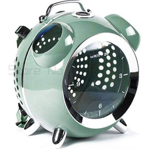 Alarm clock cat bag portable pet backpack backpack large portable breathable cat backpack for space capsule