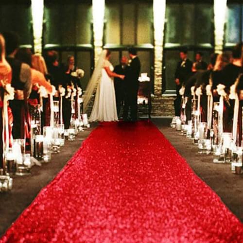 Festive red Wedding Aisle Carpet Hotel Party Festival Film Celebrations Wedding Decorations Carpet Indoor Outdoor Floor Carpet