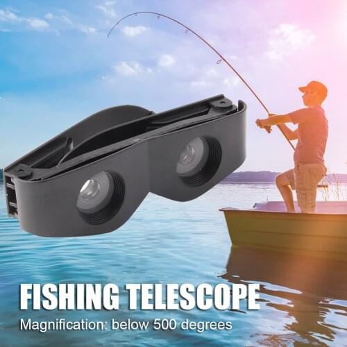 Durable Telescope Portable Delicate Design ABS Frame Portable Fishing Magnifier Telescope Binoculars Glasses Fishing Tackle