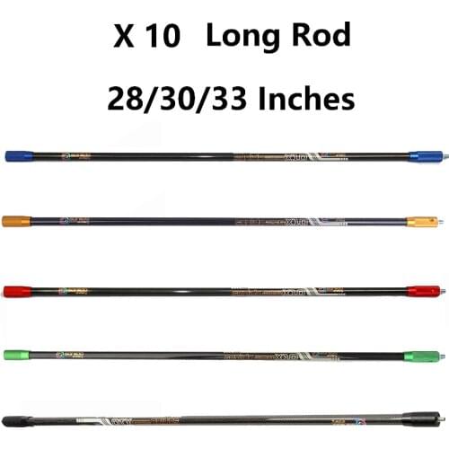 Sanlida X10 Stabilizer 14.5mm 30" Long Rod Carbon Fiber Extra Stiff Compound Bow Accessories Target Archery