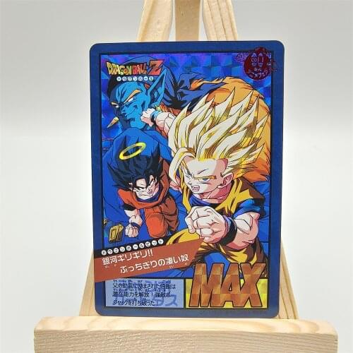 Son Goku Big Event Bronzing Flash Card Second Play 18 Game Cards Comic Card Collection Hobbies Gifts for Children
