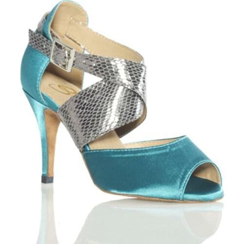 Ballroom Latin Dance Shoes Social Jazz Shoe Adult Aerobics Sports Shoes High-grade satin girl Dancing Sneakers Soft bottom 6129