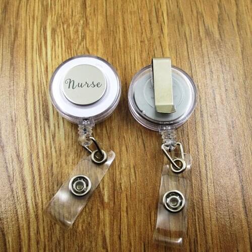 Nurse ID Badge Reel for Docter Nurse Teacher Student retractable recoil id badge holder nurse gift