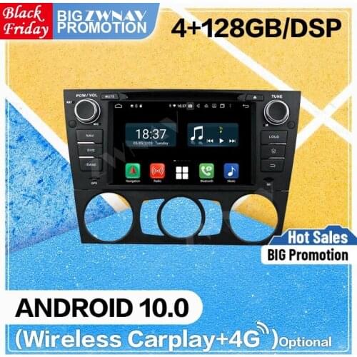 128G Carplay Android 10.0 screen Car DVD Player for BMW E90 Saloon 2005-2011 2012 GPS Navi BT Auto Radio Audio Stereo Head unit