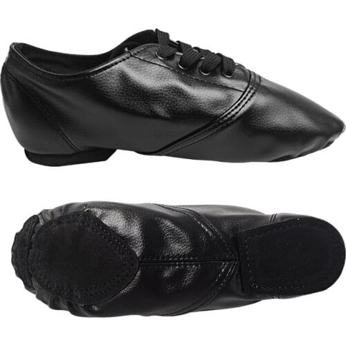 2021 Leather Stretch Slip on Jazz Dance Shoes for Women Men Exercise Shoe Soft Ballet Pointe Shoe Sport Sneakers