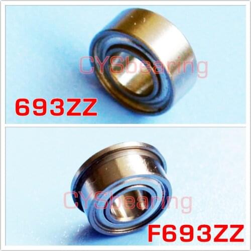 693ZZ F693ZZ Bearing 3x8x4 mm Miniature 693 ZZ Ball Bearings 619/3ZZ Mini 693Z 3*8*4 S693ZZ stainless steel bearing