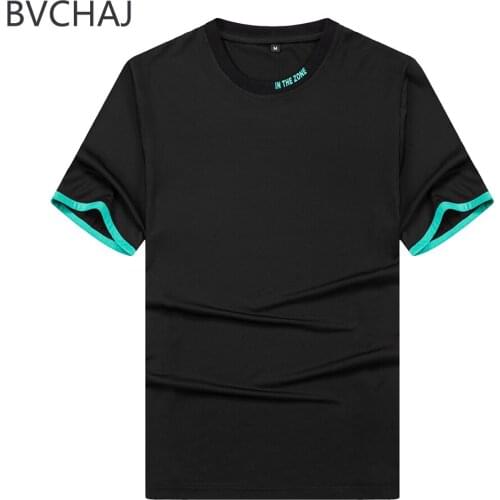 BVCHAJ Men's Plain T-shirts