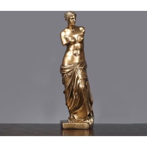 European Broken arm Venus ornaments Figures Sculpture Resin Crafts Home Decoration Retro Abstract Goddess Statues Ornaments Gift