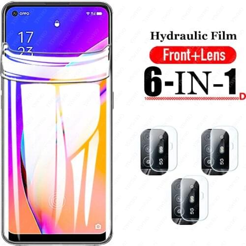 Hydrogel Film on For Oppo F19 Pro + 5g Screen Protector for Oppo F19Pro Plus 5g Protective Film Camera Lens Tempered Glass