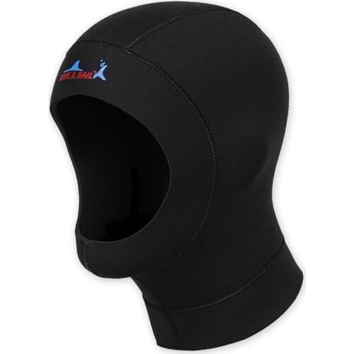 3MM Neoprene Scuba Diving Hat Unisex NCR Fabric Hood Swimming Cap Winter Cold-proof Snokel Wetsuits Head Cover Helmet Swimwear