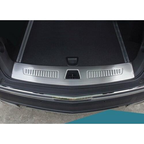 Stainless Inner Rear Bumper Guard Plate Trim 1pcs For Cadillac XT5 2016 - 2019