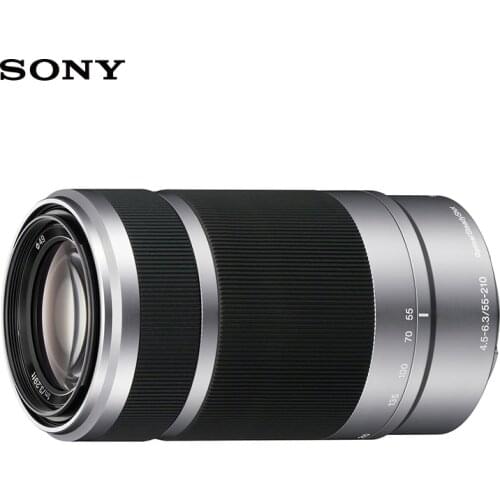 Sony E 55-210mm f/4.5-6.3 OSS Lens (Silver)