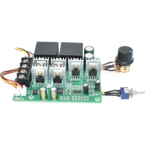 12V24V48V Motor Speed Controller Current Limiting Protection 775 Motor Permanent Magnet DC Brushed Reducer