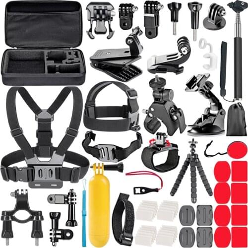 Sport Camera for GoPro Accessories Set for Go Pro Hero 8 7 6 5 4 Black Mount for Xiaomi Yi 4k Mijia Case for Sjcam Action Camera