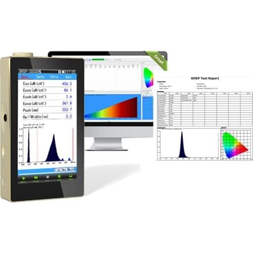 OHSP350UVS UV Spectrometer 200-450nm UV Tester Far-uvc 222nm