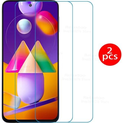 2PCS Tempered glass for Samsung Galaxy M31S screen protector for Samsung Galax M31 S M 31 S 31S protective glass film Cover