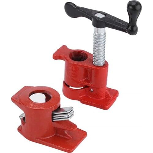 1/2 Heavy Pipe Clamp Anti-Slip Toggle Clamp Holding Capacity Spiral Water Hose Pipe Clamps Vertical/Horizontal Type Hand Tool