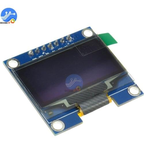 1PCS white color 128X64 1.3 inch OLED LCD LED Display Module For Arduino 1.3" SPI Communicate