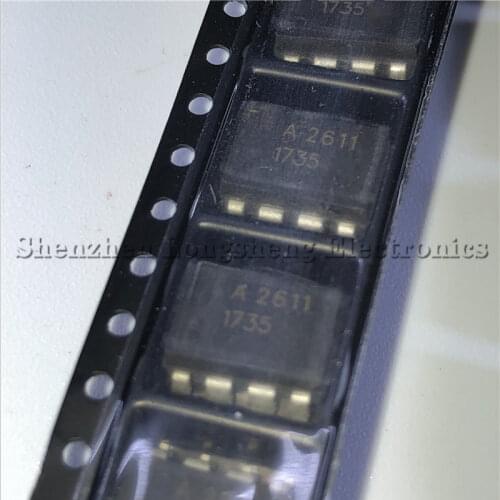 10PCS/LOT A2611 HCPL2611 HCPL-2611 HP2611 SOP-8 Optical isolator