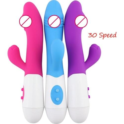 30 Speed G Spot Vibrator for women Dildo Sex toy Rabbit Vibrator Vaginal Clitoral massager Female Masturbator Sex Toys for Women