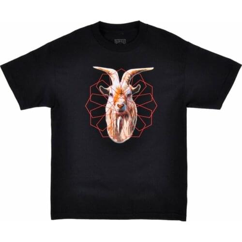 Black Scale Satanic Goat Tee Shirt BLVCK SCVLE Mens Occult Fashion Top Black T-Shirts 2019 Brand Clothes Slim Fit Printing