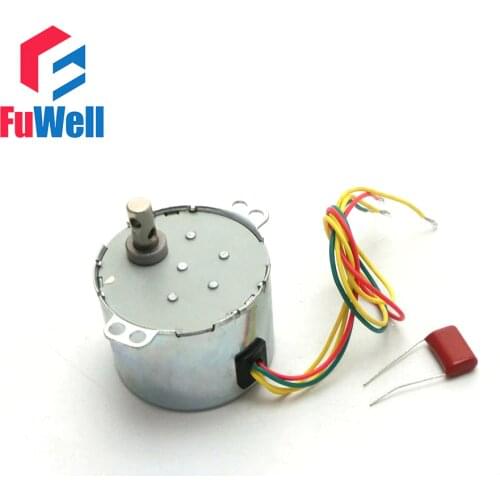 50KTYZ Metal Shell 1.5r/min 6W Watts 50Hz AC 220V Fan Synchronous Gear Box Motor 220V