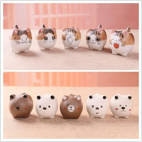 Succulent Cartoon Pot Cute Cat Succulent Pot Creative Ceramic Pastoral Animal Party Cute Flower Pot