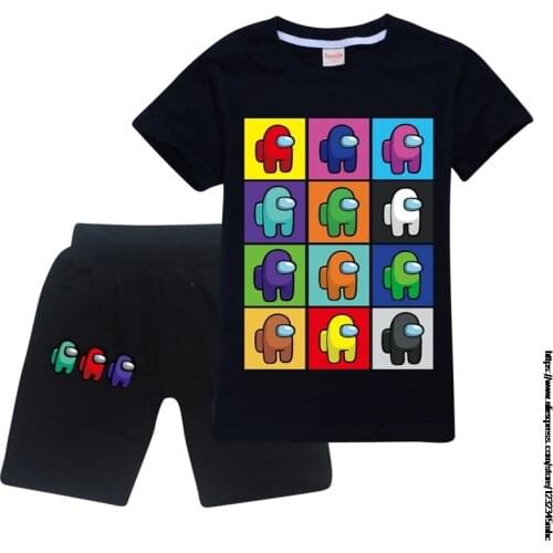 T Shirt clothing set boys tshirt Kid Among Us T-Shirt Big Man Graphic Tee Shirt summer Short Sleeve Print T shirt