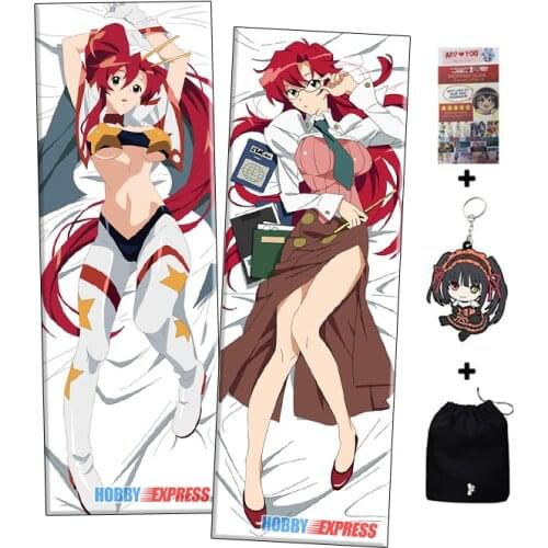 Hobby Express Yoko Littner - Tengen Toppa Gurren Lagann Dakimakura Japanese Hugging Body Pillow Cover ADP67087