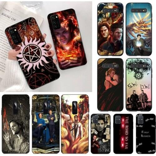 HOTCASHOP movies Supernatural Sam and Dean Phone Case for Samsung S20 plus Ultra S6 S7 edge S8 S9 plus S10 5G lite 2020
